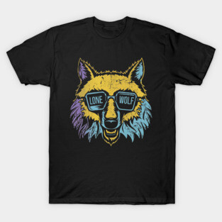Lone Wolf Survives. Lone Wolf Excels. T-Shirt