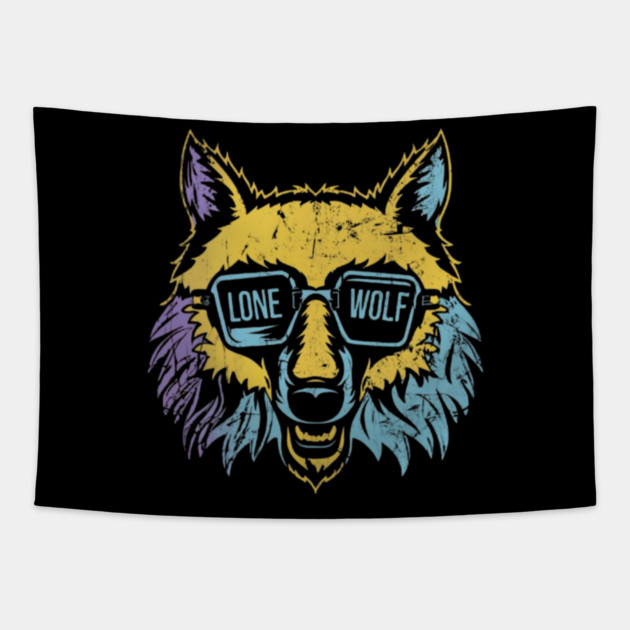Lone Wolf Survives. Lone Wolf Excels. Tapestry by MotiVVaTTi
