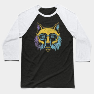 Lone Wolf Survives. Lone Wolf Excels. Baseball T-Shirt