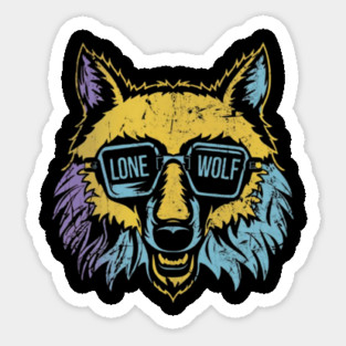 Lone Wolf Survives. Lone Wolf Excels. Magnet