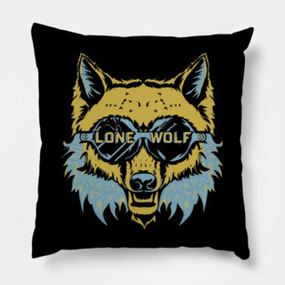 Lone Wolf Champion. Lone Wolf Warrior Pillow