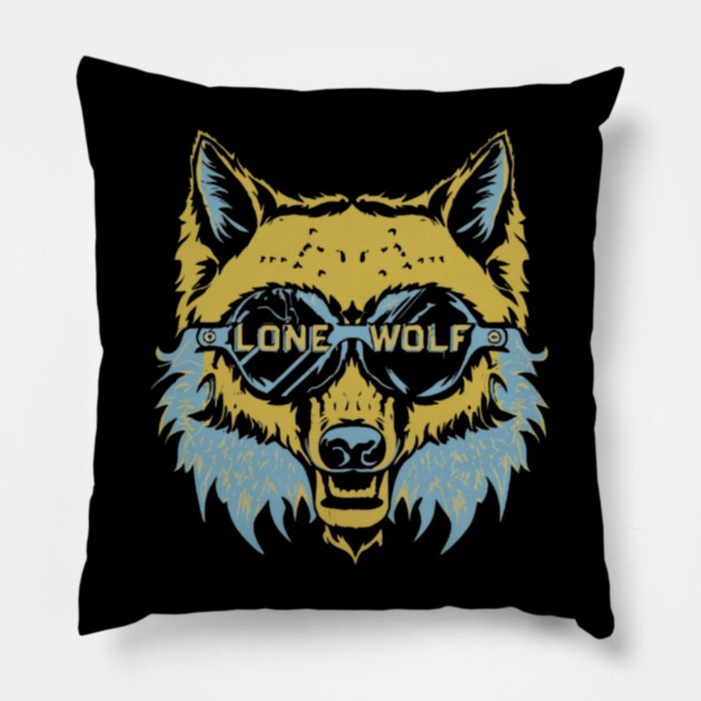 Lone Wolf Champion. Lone Wolf Warrior Pillow by MotiVVaTTi