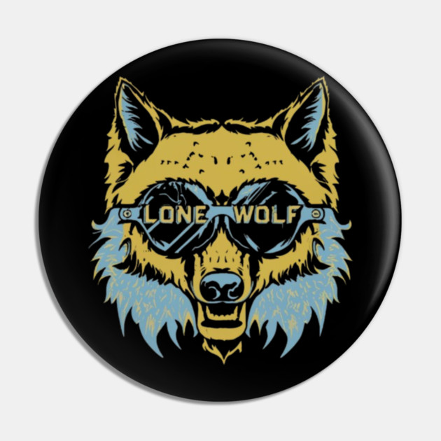 Lone Wolf Champion. Lone Wolf Warrior Pin by MotiVVaTTi