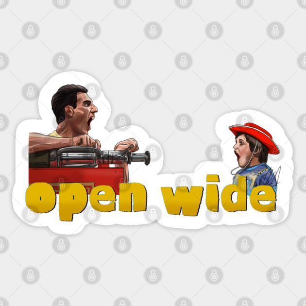 UHF: Open Wide Sticker by 51Deesigns