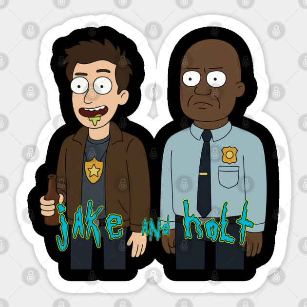 Multiverse Mix: Jake and Holt Sticker by Tv Moments