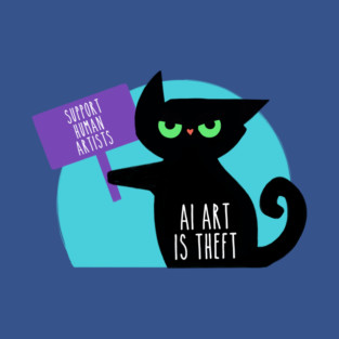 Support human artists T-Shirt