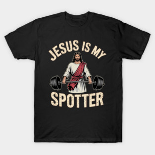 Gym Jesus  Christian Workout Lifting T-Shirt
