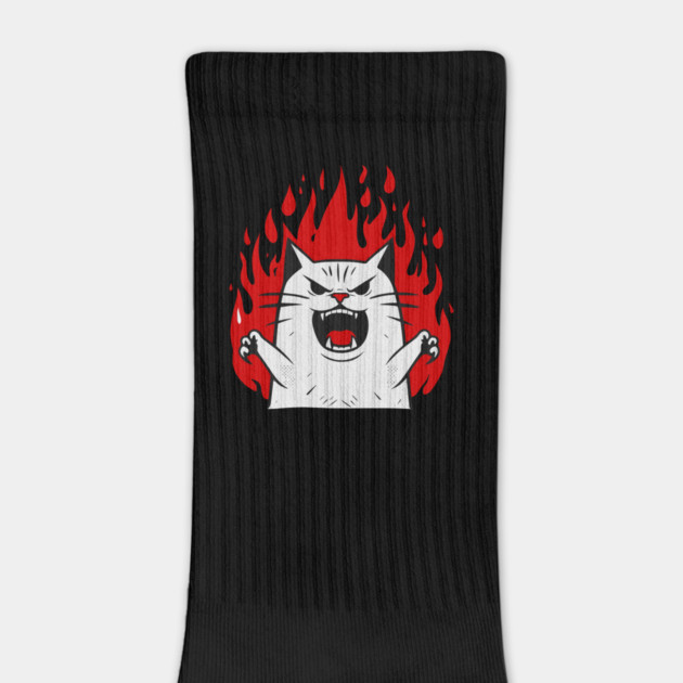 Self Combusting Kitty by Designed By Marty