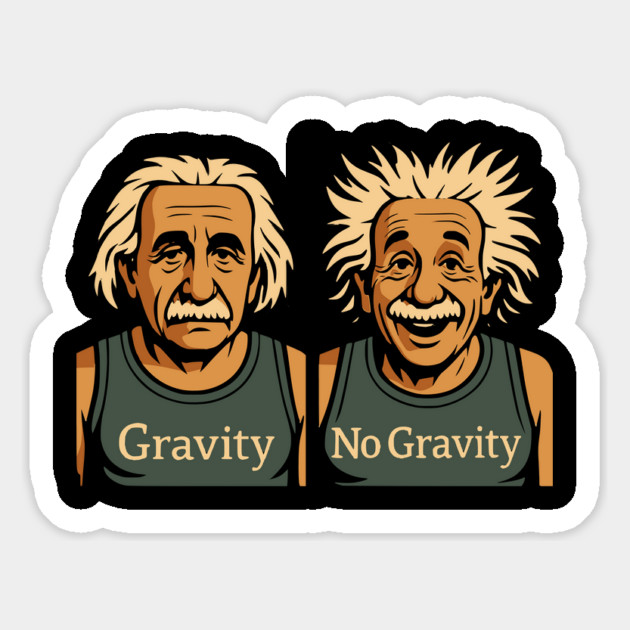 Einstein Gravity / No Gravity Magnet by Designed By Marty