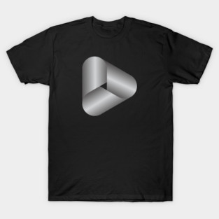 The 3d Silver Triangle T-Shirt