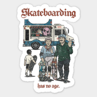 Skateboarding Has No Age Magnet