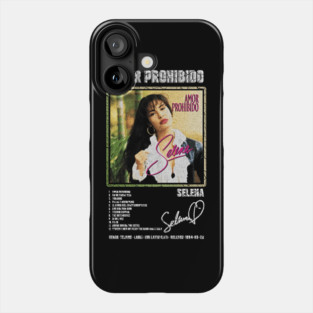 SELENA QUINTANILLA - AMOR PROHIBIDO ||ALBUM TRACKLIST || || Phone Case