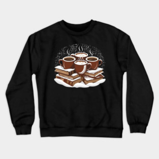 Coffee and Book Lover's Corner Crewneck Sweatshirt