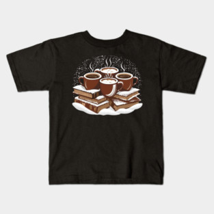 Coffee and Book Lover's Corner Kids T-Shirt