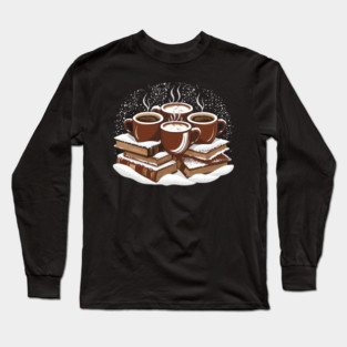 Coffee and Book Lover's Corner Long Sleeve T-Shirt