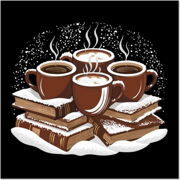 Coffee and Book Lover's Corner Wall Art by SR8891