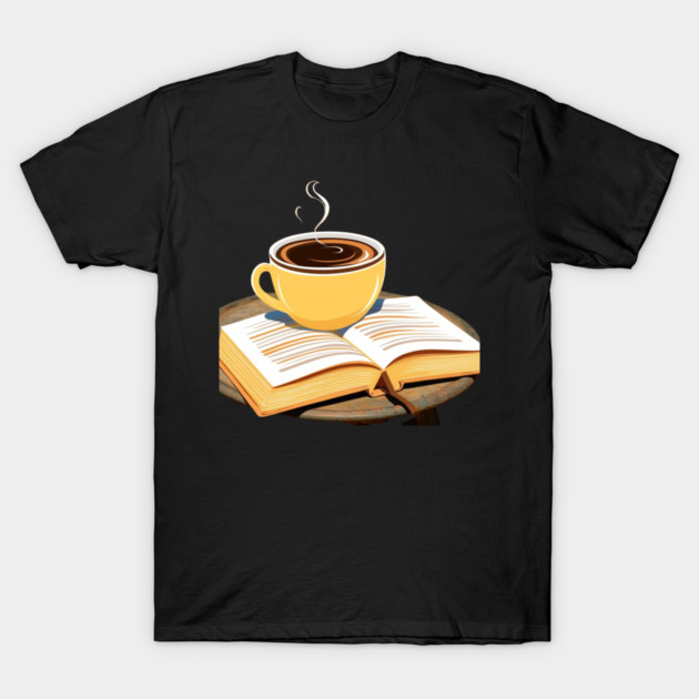 My Ideal Day Coffee and a Book T-Shirt by SR8891