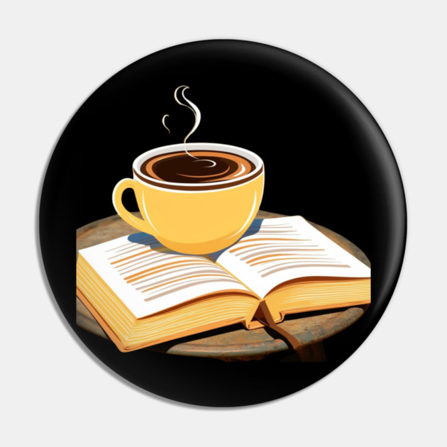 My Ideal Day Coffee and a Book Pin by SR8891