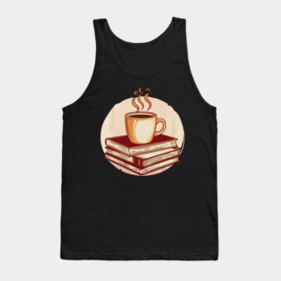 Fueled by Coffee and Books Tank Top
