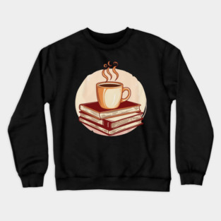 Fueled by Coffee and Books Crewneck Sweatshirt