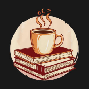 Fueled by Coffee and Books T-Shirt