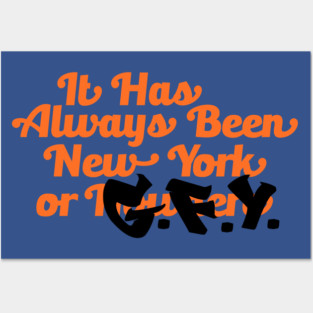 New York or G.F.Y. Posters and Art