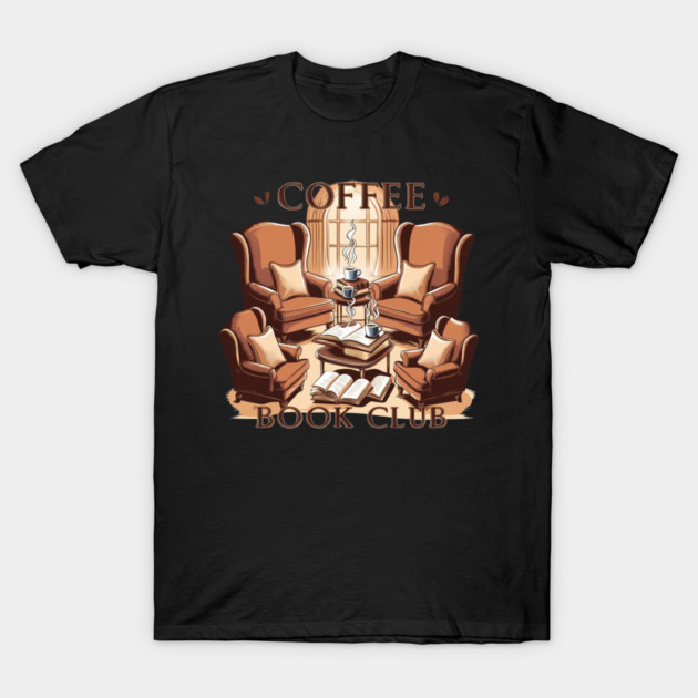 Coffee Book Club T-Shirt by SR8891