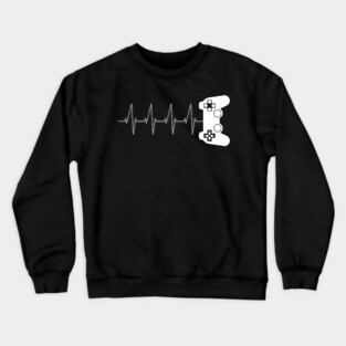 Gamer Heartbeat Crewneck Sweatshirt