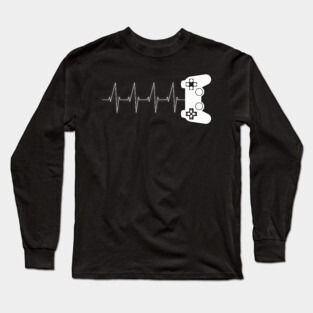 Gamer Heartbeat Long Sleeve T-Shirt
