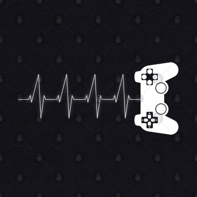 Gamer Heartbeat by UrbanLifeApparel