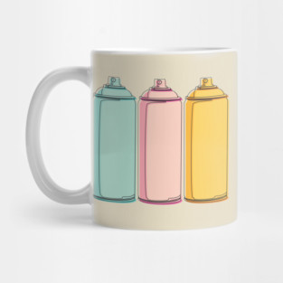 Spray Paint Cans Mug