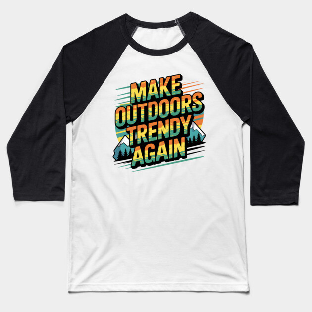 Outdoors Baseball T-Shirt by BA
