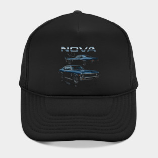 1970 Chevy Nova SS – Classic American Muscle Car Illustration Hat