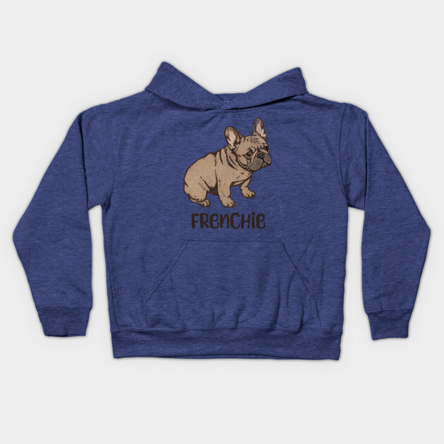 French Bulldog "Frenchie" Graphic Kids Hoodie by DonWillisJrArt