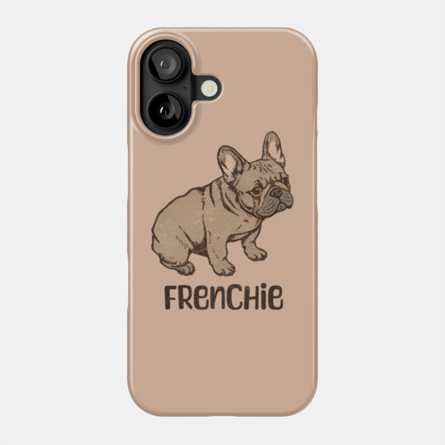 French Bulldog "Frenchie" Graphic Phone Case by DonWillisJrArt