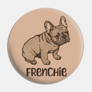 French Bulldog "Frenchie" Graphic Pin
