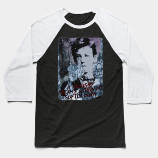 Arthur Rimbaud – Poète Maudit Rebel Tee Baseball T-Shirt