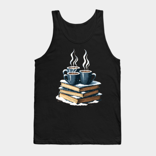 coffee books and snow Tank Top by SR8891