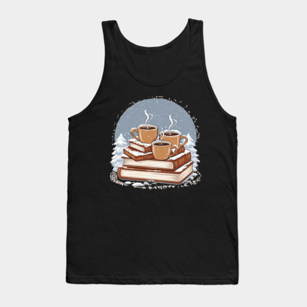 lover book coffee with snow life Tank Top by SR8891