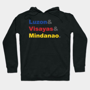 Philippines: Luzon Visayas Mindanao Hoodie