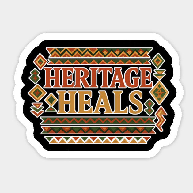Heritage Heals – Afro Roots & Restoration Magnet by Roots In Royalty