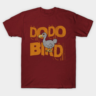 Funny Dodo Bird Vintage Graphic – Extinct Bird Cartoon T-Shirt