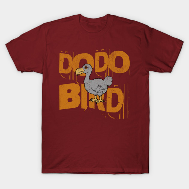 Funny Dodo Bird Vintage Graphic – Extinct Bird Cartoon T-Shirt by DonWillisJrArt