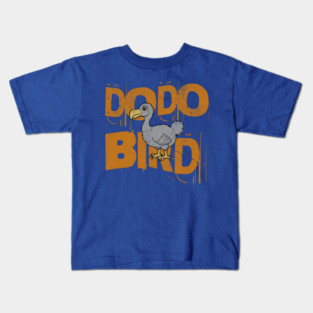 Funny Dodo Bird Vintage Graphic – Extinct Bird Cartoon Kids T-Shirt