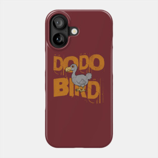 Funny Dodo Bird Vintage Graphic – Extinct Bird Cartoon Phone Case