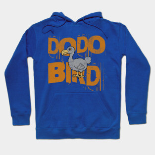 Funny Dodo Bird Vintage Graphic – Extinct Bird Cartoon Hoodie