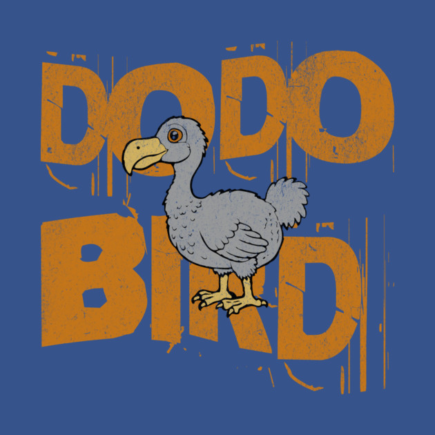 Funny Dodo Bird Vintage Graphic – Extinct Bird Cartoon by DonWillisJrArt