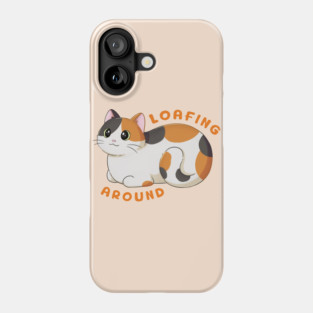 Loafing Around Cat Phone Case