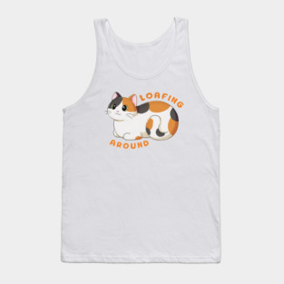 Loafing Around Cat Tank Top