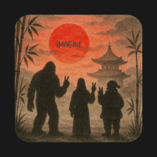Imagine Peace With Imaginary Friends T-Shirt